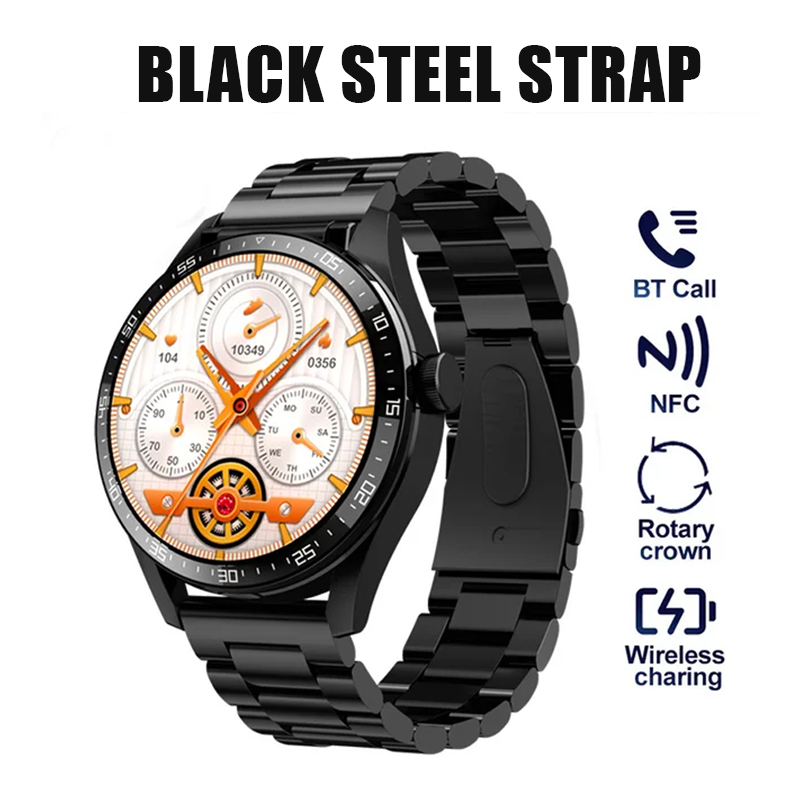 Unisex 2-in 1 Build-in Wireless Fitness Sports Smart Watch with Earbuds