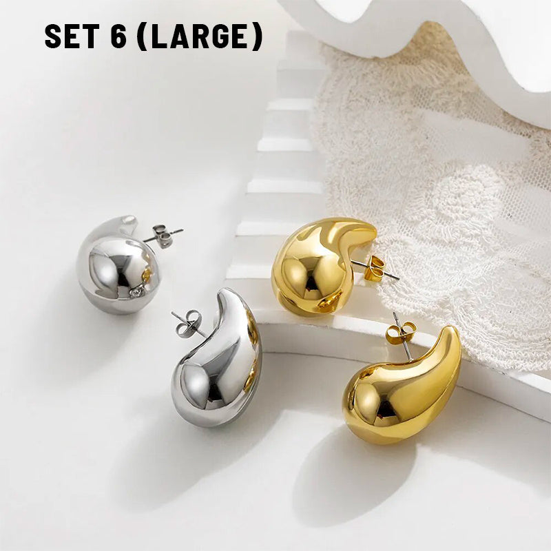 Luxury Diamond Waterdrop Hoop Earrings for Women 2023