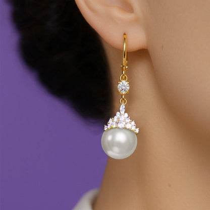 Ethereal Natural Pearl Jewelry Set – Necklace & Bracelet in Champagne, White & Violet Glow