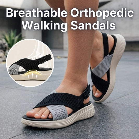 Breathable Orthopedic Walking Sandals with Arch Support