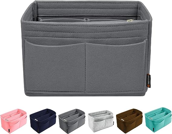 Purse Organizer Insert for Handbags, Felt Bag Organizer for Tote & Purse