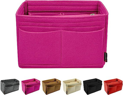Purse Organizer Insert for Handbags, Felt Bag Organizer for Tote & Purse