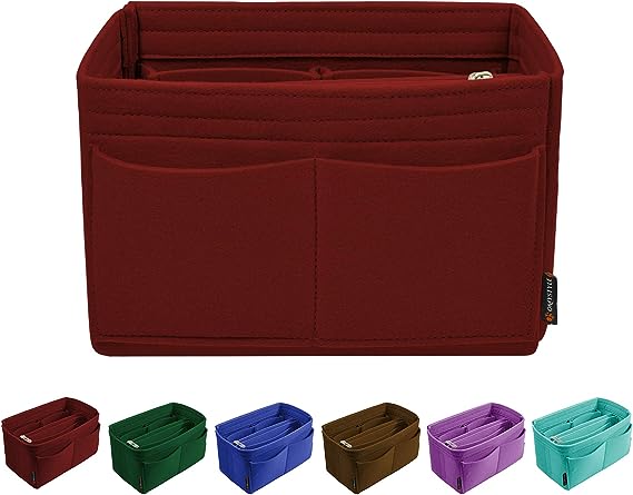 Purse Organizer Insert for Handbags, Felt Bag Organizer for Tote & Purse