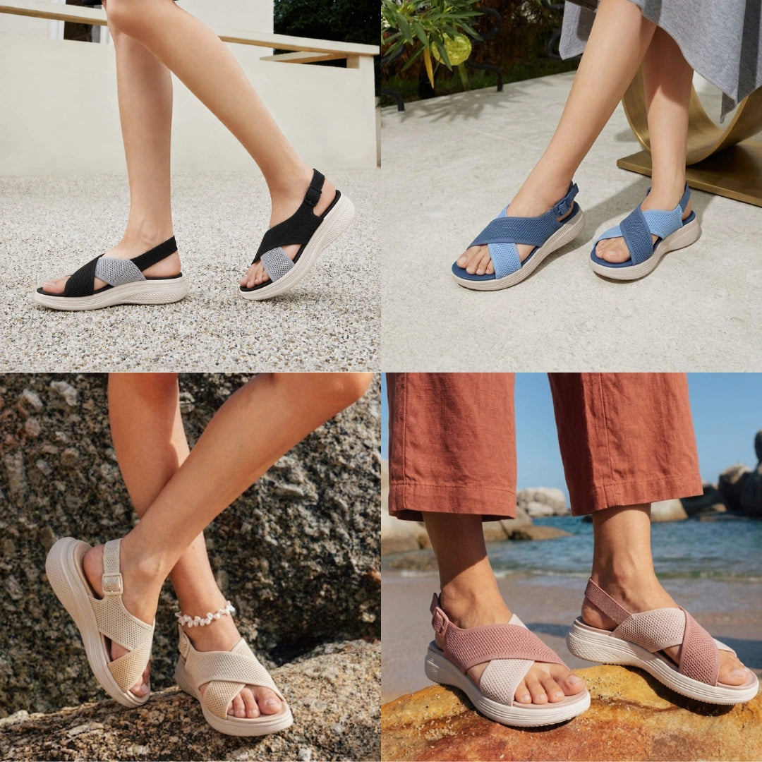 Breathable Orthopedic Walking Sandals with Arch Support