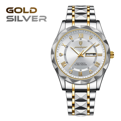 Luxury Waterproof Luminous Stainless Steel Men Watch