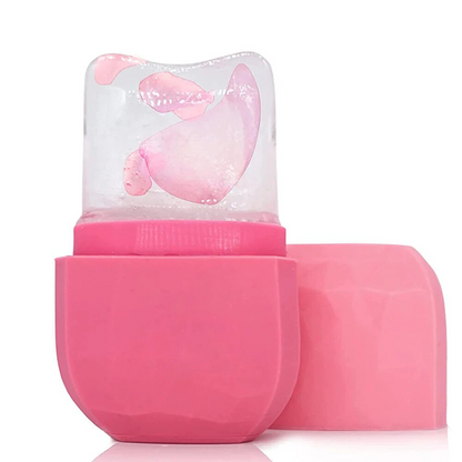 Natural Contour and Skin Care Reusable Ice Cube Roller Silicone Mold Massager for Face, Eyes and Neck