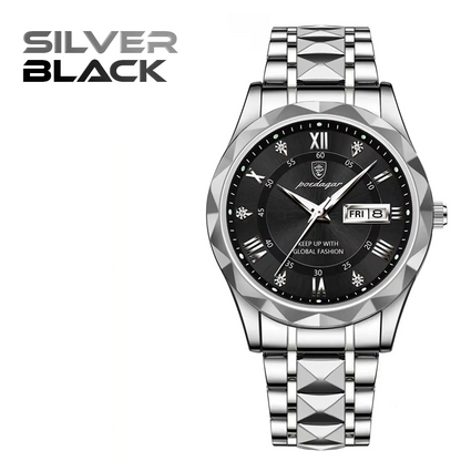 Luxury Waterproof Luminous Stainless Steel Men Watch