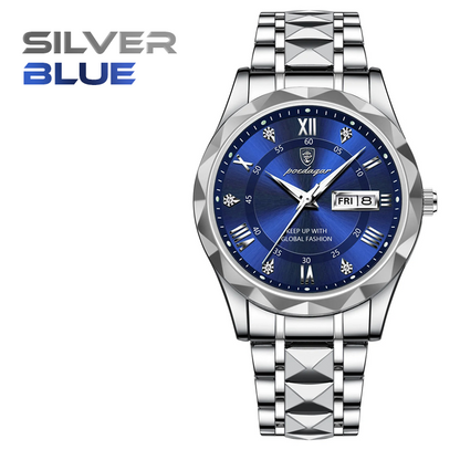 Luxury Waterproof Luminous Stainless Steel Men Watch