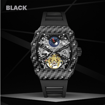 Men 5ATM Gold Plated Movement Automatic Mechanical Swiss Watch