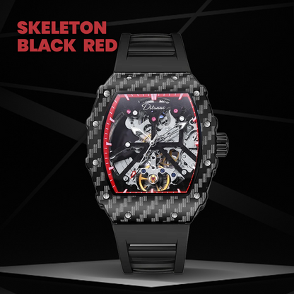 Men Carbon Automatic Mechanical Watch