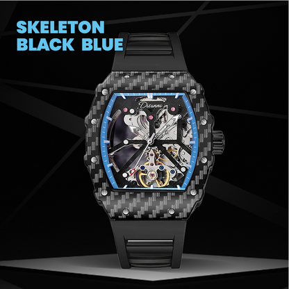 Men Carbon Automatic Mechanical Watch