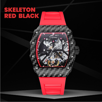 Men 5ATM Gold Plated Movement Automatic Mechanical Swiss Watch