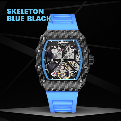 Men Carbon Automatic Mechanical Watch