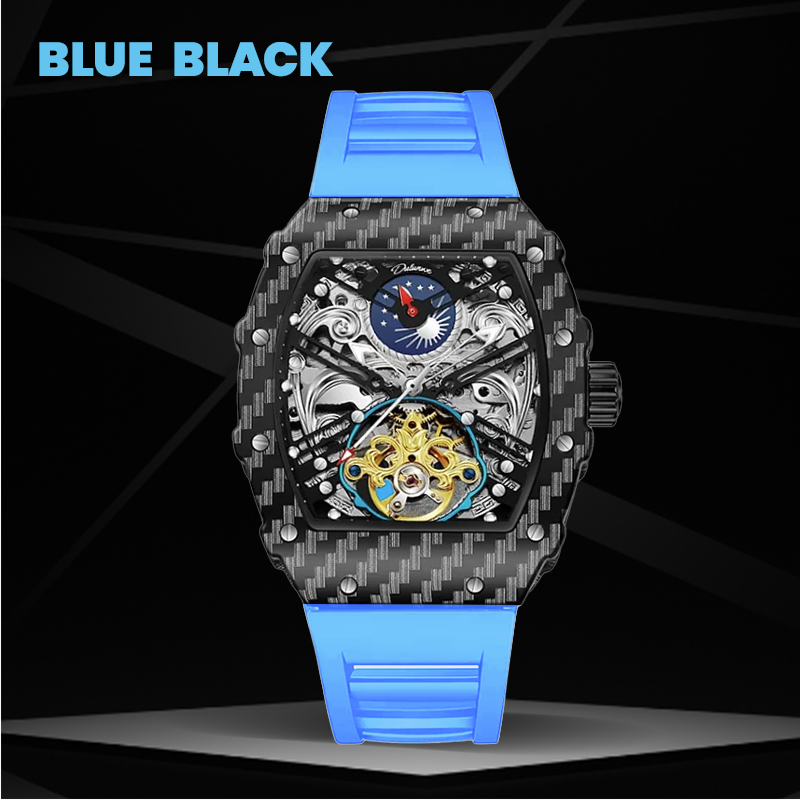 Men 5ATM Gold Plated Movement Automatic Mechanical Swiss Watch