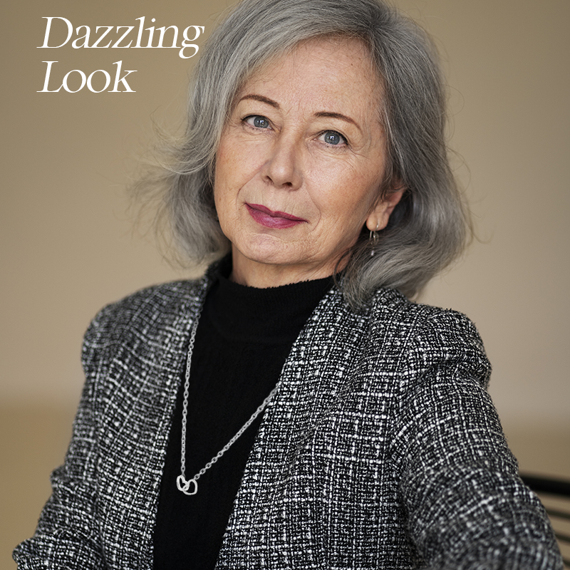 Catherine Eternal Rose Love Languages Heart Pendant Gift Box for Her on Birthday, Christmas, Mother's Day, Valentine's Day