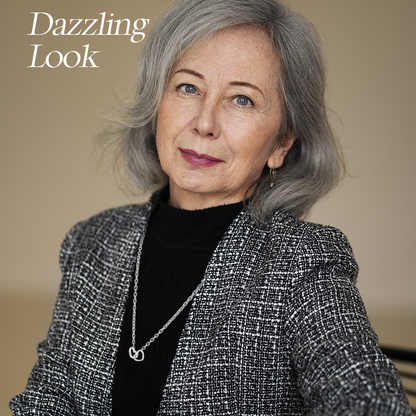 Catherine Eternal Rose Love Languages Heart Pendant Gift Box for Her on Birthday, Christmas, Mother's Day, Valentine's Day