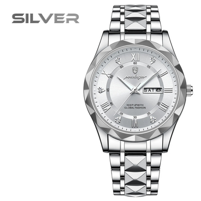 Luxury Waterproof Luminous Stainless Steel Men Watch