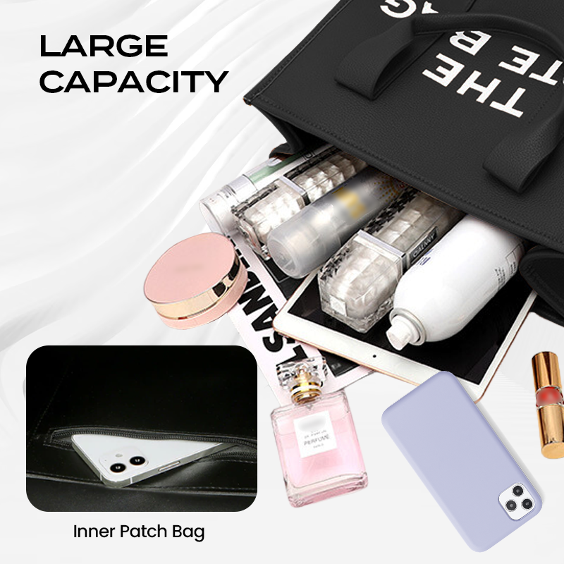 Charloce Fashion Luxury Premium PU Leather Handheld, Shoulder, Crossbody Tote Bag for Women