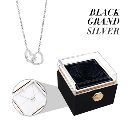 Catherine Eternal Rose Love Languages Heart Pendant Gift Box for Her on Birthday, Christmas, Mother's Day, Valentine's Day