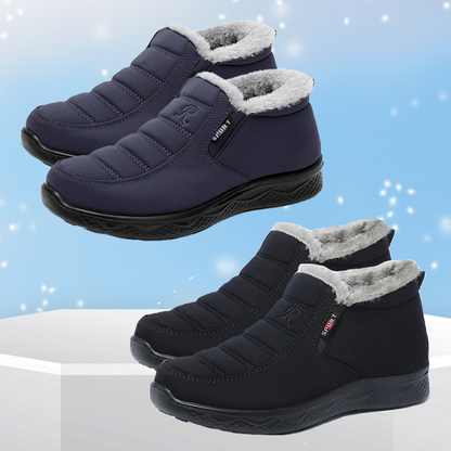 2024 Ergonomic Shoes Winter Non-slip Waterproof Snow Plush Ankle Boots