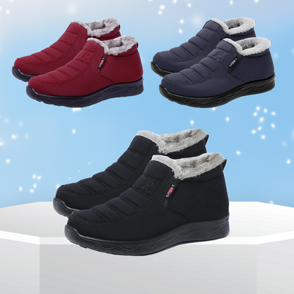 2024 Ergonomic Shoes Winter Non-slip Waterproof Snow Plush Ankle Boots