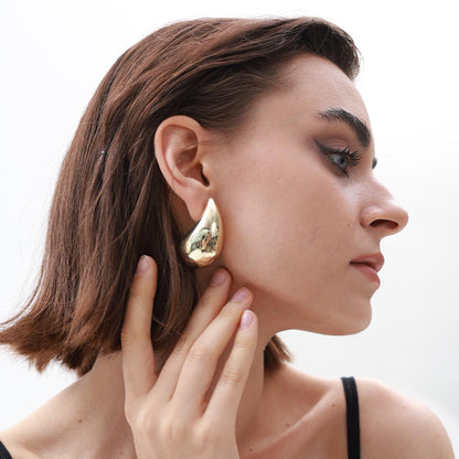 Luxury Diamond Waterdrop Hoop Earrings for Women 2023