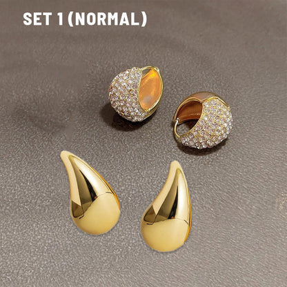 Luxury Diamond Waterdrop Hoop Earrings for Women 2023