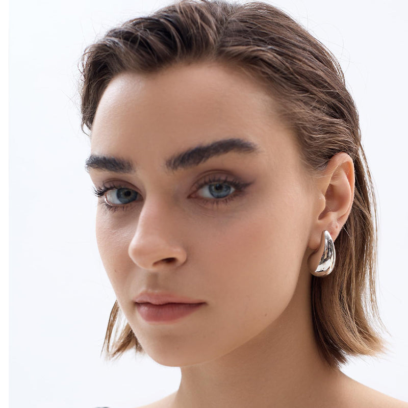 Luxury Diamond Waterdrop Hoop Earrings for Women 2023