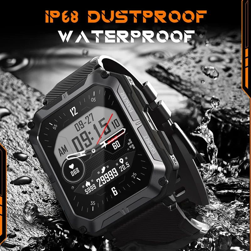 2024 Ultra Durable Bluetooth Waterproof Fitness Pro Smart Watch for Men