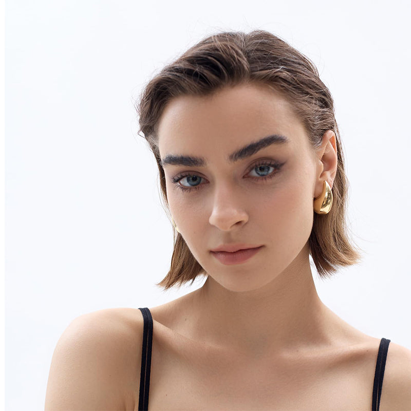 Luxury Diamond Waterdrop Hoop Earrings for Women 2023