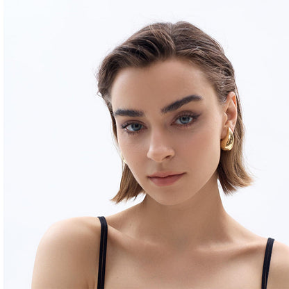 Luxury Diamond Waterdrop Hoop Earrings for Women 2023