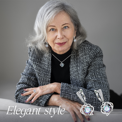 Rigel Silver Hand - Crafted Gemstone Pendant Earring Bracelet & Ring Set For Women