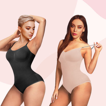 Olivia Tummy Control  Seamless Sculpting Snatched Bodysuit Thong Shapewear for Women