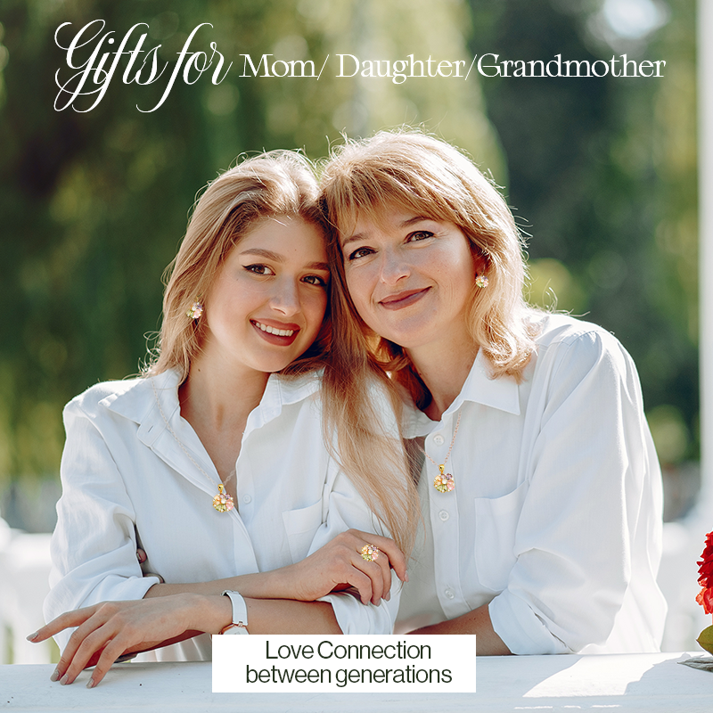 Catherine Eternal Rose Love Languages Heart Pendant Gift Box for Her on Birthday, Christmas, Mother's Day, Valentine's Day