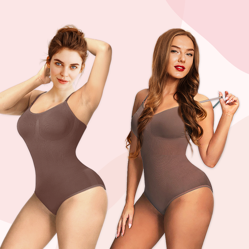 Olivia Tummy Control  Seamless Sculpting Snatched Bodysuit Thong Shapewear for Women