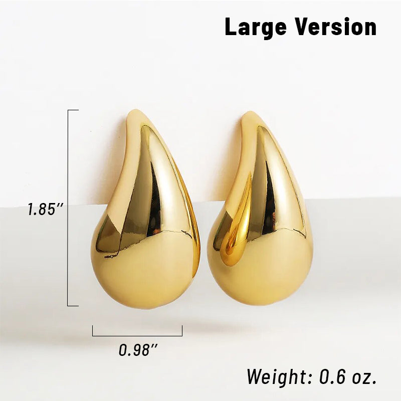 Luxury Diamond Waterdrop Hoop Earrings for Women 2023