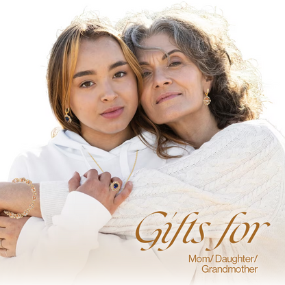 Aurora 18K Gold Gemstone Pendant Earring Bracelet & Ring Set For Women