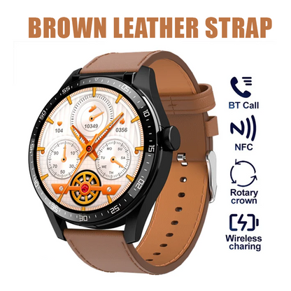 Unisex 2-in 1 Build-in Wireless  Fitness Sports Smart Watch with Earbuds