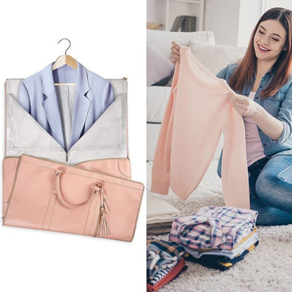 Women Water-proof Large PU Leather Garment Duffle Bags for Travel